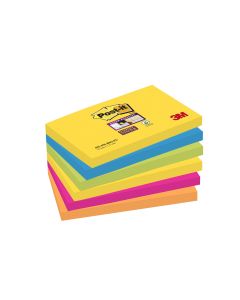 Post-it Notizzettel Post-it Super Sticky 7.6 cm x 12.7 cm, 6 Blöcke