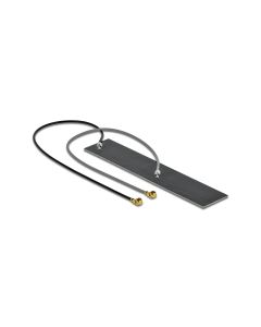 Delock WLAN-Antenne Dualband, 2xMHF-I/U.FL MHF I 4 dBi Rundstrahl