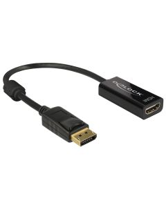 Delock Adapter DisplayPort - HDMI passiv, 4K/30Hz, schwarz