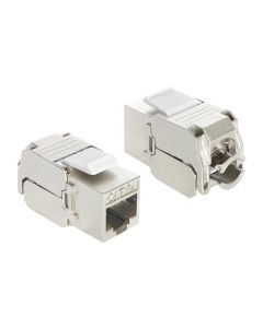 Delock Keystone-Modul RJ45 - LSA, Cat 6A geschirmt, kompakt