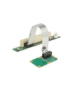 Delock PCI-E Riser Karte Mini PCI-Express – PCI 13 cm Kabel, Links